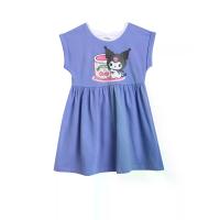 ราคา SANRIO ชุดเดรสเด็กเล็กผู้หญิง แขนสั้น Kuromi สีม่วงองุ่น 120 JP (CDS22282637)