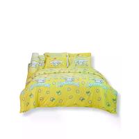 ราคา FOUNTAIN ชุดผ้าปูพร้อมผ้านวมเย็บติด 5 ฟุต 6 ชิ้น (ควีนไซส์) รุ่น FOUNTAIN พิมพ์ลาย FTC140 สีเหลือง (MKP2034624)