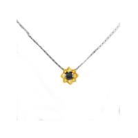 ราคา FINEJEWELTHAI จี้ผู้หญิง เงินแท้ ฝัง นิลแท้ สีพิ้งค์โกลด์ (MKP2038894)