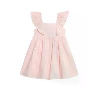 ราคา MARKS & SPENCER KIDS ชุดเดรสสั้นเด็กเล็กผู้หญิง Pure Cotton Embroidered สีชมพู 5-6 Years (CDS21527302)