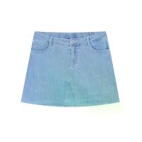 ราคา GIORDANO กางเกงกระโปรงผู้หญิง Relaxed Denim Skorts สีฟ้า Light Indigo L (MKP2039175)