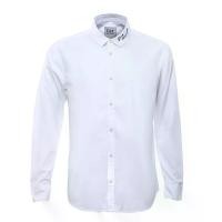 ราคา GUY LAROCHE MENWEAR เสื้อเชิ้ตผู้ชายแขนยาว DAC6252P4WH ขาว L (GRMKPPR000134416)