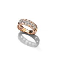 ราคา JUBILEE DIAMOND แหวนเพชร Treillage Glam Baroque - สีพิงค์โกลด์ 53 (GRMKPPR000154459)