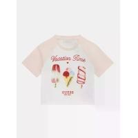 ราคา GUESS เสื้อยืดเด็กผู้หญิง อายุ 7-14 ปี J5GI06K8HM4 - สีชมพู 10 (GRMKPPR000181924)