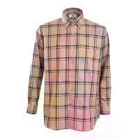 ราคา DAKS เสื้อเชิ้ตผู้ชายแขนยาว Regular Fit สีน้ำตาล M (MKP1925178)