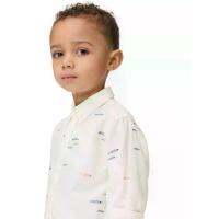 ราคา MARKS & SPENCER KIDS เสื้อเชิ้ตเด็กเล็กผู้ชาย Pure Cotton Fish Embroidered Oxford สี Ecru 18-24 Month (CDS19526997)
