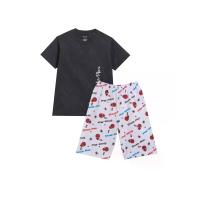 ราคา ANGEL KIDS เซ็ตชุดนอนเด็กโตผู้ชาย เสื้อยืด แขนสั้น + กางเกงขาสั้น พิมพ์ลาย Spiderman สีเทา 14 US (CDS22892560)