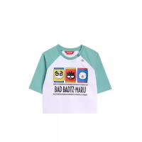 ราคา SANRIO เสื้อยืดเด็กเล็กผู้ชาย แขนยาว Bad Badtz Maru สีขาว 80 JP (CDS22839183)