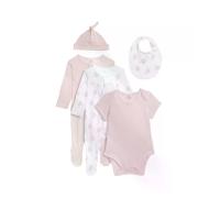ราคา MARKS & SPENCER KIDS ชุดเซ็ตเด็กเล็กผู้หญิง Starter Set Pure Cotton Floral 5 ชิ้น สี Pink Mix 3-6 Month (CDS17454414)