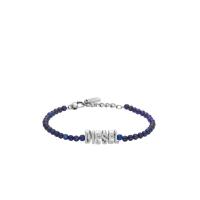 ราคา DIESEL สร้อยข้อมือผู้ชาย, รุ่น DX1544040, สีน้ำเงิน/เงิน (MKP2042539)