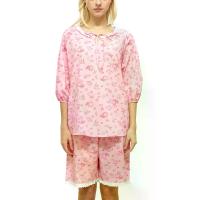 ราคา WACOAL ชุดนอนผู้หญิง CAFE’ CATION Collection คอระบาย แขน 3 ส่วน ขาสั้น พิมพ์ลาย Coffee&Bread สีชมพู M (MKP2027048)