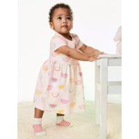 ราคา MARKS & SPENCER KIDS ชุดเดรสเด็กเล็กผู้หญิง Pure Cotton Fruit สีงาช้าง 9-12 Month (GRCDS11524050147)