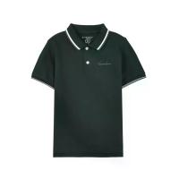 ราคา GIORDANO เสื้อโปโลแขนสั้นเด็กผู้ชาย Slim Lycra Pique Embroidery Polo (Signature) สีเขียว Hemlock Green 120 (MKP2041359)