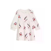 ราคา MARKS & SPENCER KIDS ชุดเดรสเด็กเล็กผู้หญิง Cotton Rich Penguin สี Cream 12-18 Month (CDS17452298)