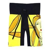 ราคา YODYOKO กางเกงเลผู้หญิง - สีเหลือง : ลายผู้หญิงผมเหลืองบนพื้นหลังสีเหลืองสดใส Free Size (GRMKPPR000182022)