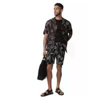 ราคา MARKS & SPENCER กางเกงขาสั้นผู้ชาย Floral Shorts สี Y4_Black Mix 38_UK (GRCDS53724080114)