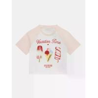 ราคา GUESS เสื้อยืดเด็กผู้หญิง อายุ 7-14 ปี J5GI06K8HM4 - สีชมพู 10 (MKP2029936)