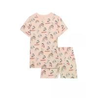 ราคา MARKS & SPENCER KIDS ชุดนอนเสื้อยืดแขนสั้นกางเกงขาสั้นเด็กเล็กผู้หญิง Kids Snoopy สี Blush 6-7 Years (GRCDS11525050230)