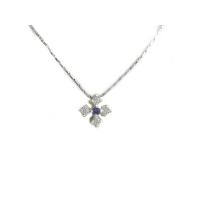 ราคา FINEJEWELTHAI จี้ผู้หญิง เงินแท้ ฝังไพลิน แท้ และเพชรสังเคราะห์ สีเงิน (MKP2042057)