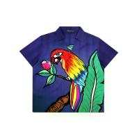 ราคา YODYOKO เสื้อผู้หญิงคอปก - สีม่วง : ลายนกแก้วแสนสวยเกาะอยู่บนกิ่งไม้ Free Size (GRMKPPR000182039)