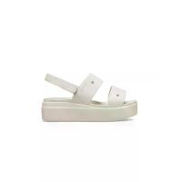ราคา CROCS รองเท้าแตะผู้หญิง BROOKLYN 4U - STUCCO W6 US (MKP1865600)