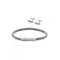ราคา EMPORIO ARMANI สร้อยข้อมือผู้ชาย, รุ่น EGS3044SET, สีเงิน (MKP2042533)