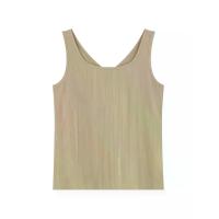ราคา GIORDANO เสื้อกล้ามผู้หญิง Comfort Jacquard Sorona Vest สีน้ำตาล S (MKP2040858)