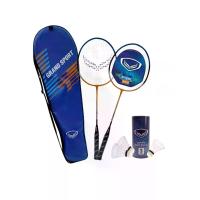 ราคา GRAND SPORT ไม้แบดมินตัน รุ่น Double Champ (372118) สีฟ้า (MKP2023409)