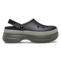 ราคา CROCS รองเท้าลำลองผู้ใหญ่ Classic Stacked Clog สีดำ - CR024SH029EMTH M5/W7 US (MKP2048692)