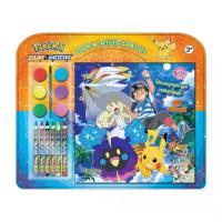 ราคา B2S หนังสือ สมุดระบายสี POKEMON SUN&MOON พร้อมสีไม้และสีน้ำ (MKP2037071)