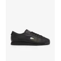ราคา LACOSTE รองเท้าผ้าใบผู้ชายลาคอสท์ รุ่น Club-Low วัสดุหนัง สีดำ 11 UK (MKP2050007)