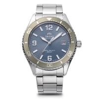 ราคา ORIENT นาฬิกาข้อมือ Orient Sports Solar-Powered สายเหล็ก RA-WJ0002L สีน้ำเงิน (MKP2051283)