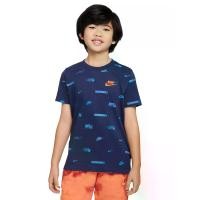 ราคา NIKE KIDS เสื้อยืดเด็กโตยูนิเซ็กส์ AOP สี Midnight Navy S (GRCDS53725010369)