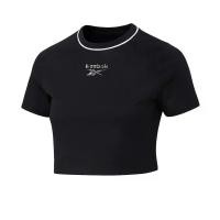 ราคา REEBOK เสื้อยืดผู้หญิง Crew Neck Crop SS สีดำ - RE099AP160EMTH L (MKP2047774)