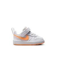 ราคา NIKE KIDS รองเท้าผ้าใบเด็กเล็กผู้ชาย Court Borough Low TD สี White/Peach Cream-White 27 US (CDS18258738)