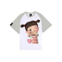 ราคา TSMLMAO เสื้อยืดทูโทนแขนสั้น สีขาวโอลีฟเทา 44 (GRMKPPR000184409)
