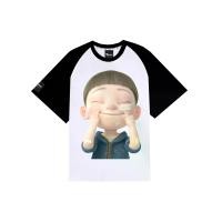 ราคา TSMLMAO เสื้อยืดทูโทนแขนสั้น สีขาวดำ 44 (GRMKPPR000184391)