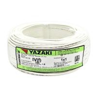 ราคา YAZAKI สายไฟ YAZAKI รุ่น 60227 IEC061V(f)1x1 Sq.mm. ขนาด 100 ม. สีขาว (MKP1114770)