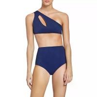 ราคา ANGELYS BALEK ชุดว่ายน้ำสตรี บิกินี่ ไหล่เดี่ยว เลเซอร์คัท สีน้ำเงิน L (GRMKPPR000089539)