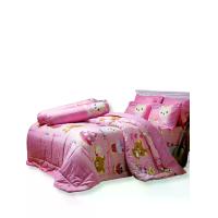 ราคา JESSICA BEDDING ชุดผ้าปูที่นอน 6 ฟุต 6 ชิ้น (คิงไซซ์) 100% Cotton Silk Shine RKC003 สีชมพู (MKP1936902)