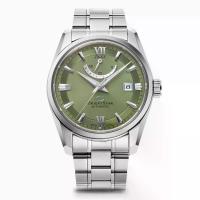 ราคา ORIENT นาฬิกาข้อมือ Orient Star Contemporary Mechanical สายเหล็ก RE-AU0107E สีเขียว (MKP1998864)