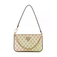 ราคา GUESS กระเป๋าผู้หญิง รุ่น JT868172 G WAVE II MINI TOP ZP SHLD BAG - สีชมพู One Size (MKP2019384)