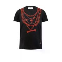 ราคา VIVIENNE WESTWOOD เสื้อยืดยูนิเซ็กส์ Chain Peru สีดำ S (CDS23241763)