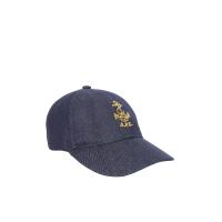ราคา A.P.C. หมวกแก๊ปยูนิเซ็กส์ Casquette Charlie Ancre สี IAI Indigo 56 US (CDS23692954)
