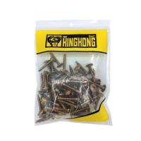 ราคา GIANT KINGKONG สกรูปลายสว่านหัวเวเฟอร์ รุ่น WF81-100 ขนาด 8 x 1 นิ้ว (แพ็ค 100 ตัว) สีซิงค์รุ้ง (MKP1158610)