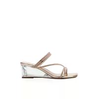 ราคา PAZZION รองเท้าส้นสูงผู้หญิง Clear Heel Crystal Strap 37 EU (CDS23239937)