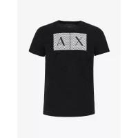 ราคา ARMANI EXCHANGE เสื้อยืดผู้ชาย - สีดำ XXL (MKP1662360)