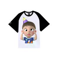 ราคา TSMLMAO เสื้อยืดทูโทนแขนสั้น สีขาวดำ 40 (MKP2041250)