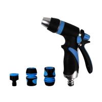 ราคา KARTEN ชุดหัวฉีดน้ำ 2 ฟังก์ชัน พร้อมข้อต่อ รุ่น CRC-F1202 (ชุด 4 ชิ้น) สีฟ้าดำ (MKP1412616)