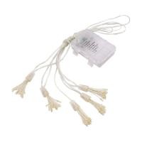 ราคา KASSA HOME ไฟประดับ LED 2.3ม./100ดวง 8 โหมด Cluster รุ่น KT-211008 ความยาว 2.3 เมตร สีขาว (MKP1386317)
